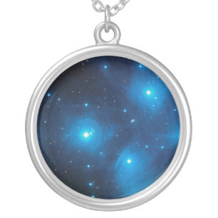 Pleiades Silver Plated Necklace