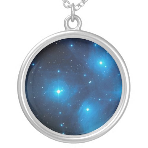 Pleiades Silver Plated Necklace