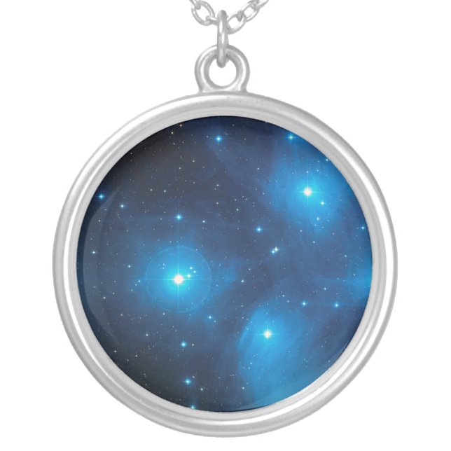Pleiades Silver Plated Necklace (Front)
