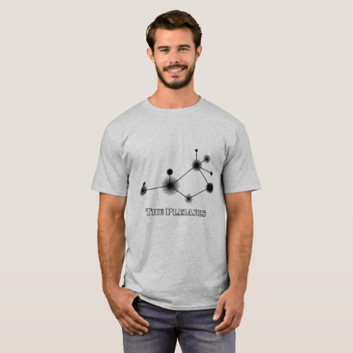 Pleiades with Title _ Basic T_Shirts