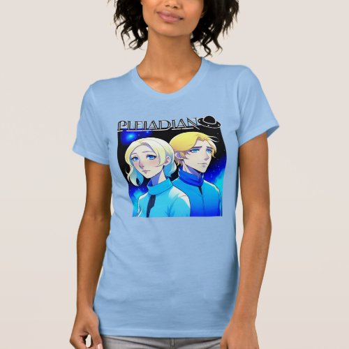 Pleiadian Alien Race and UFO T_Shirt