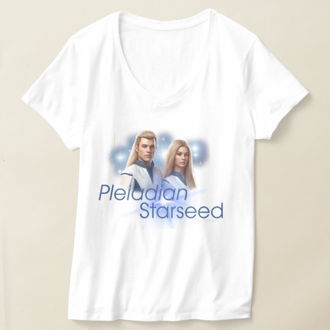 Pleiadian Starseed  T-Shirt (Laydown)