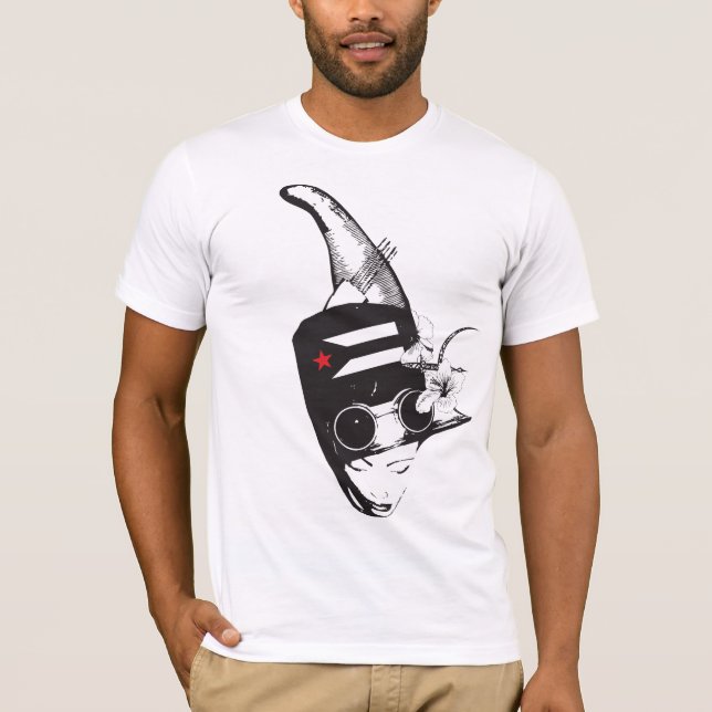 Plena Punk Puerto Rican Art Men's T-Shirt (Front)