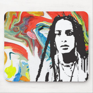 Plena Punk Puerto Rican Art Mouse Pad