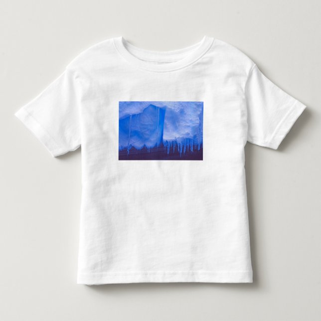Pleneau Iceberg Graveyard, Antarctica: Blue Toddler T-shirt (Front)
