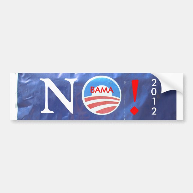 plenet obama, NO! BAMA 2012 Bumper Sticker (Front)
