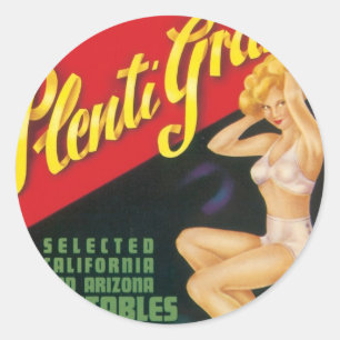 Plenti Grand Classic Round Sticker