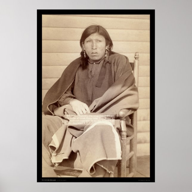 Plenty Horses, Slayer of Lieutenant Casey SD 1891 Poster (Front)