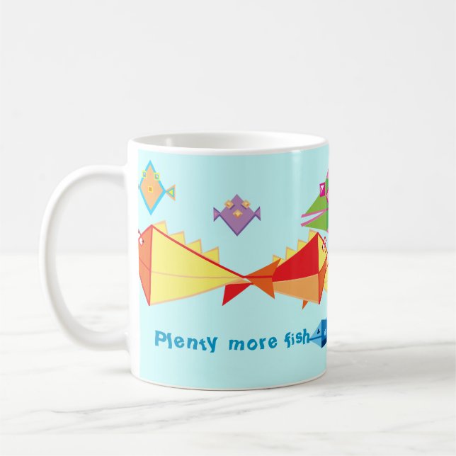 Plenty more fish coffee mug (Left)