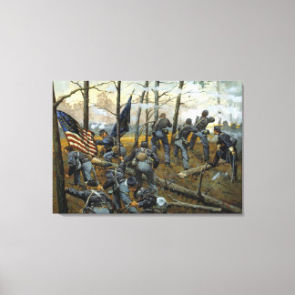 Plenty of Fighting Today by Keith Rocco Canvas Print