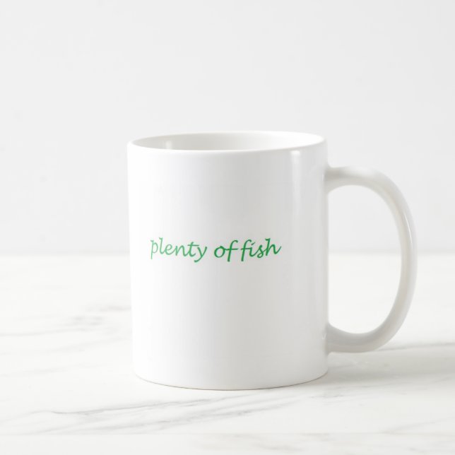 plenty of fish coffee mug (Right)