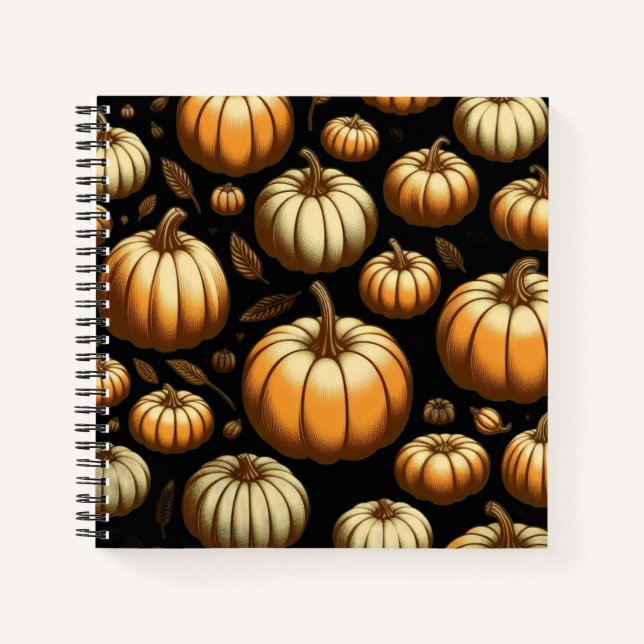 Plenty of Pumpkins  Notebook (Front)