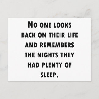 Plenty of Sleep Postcard