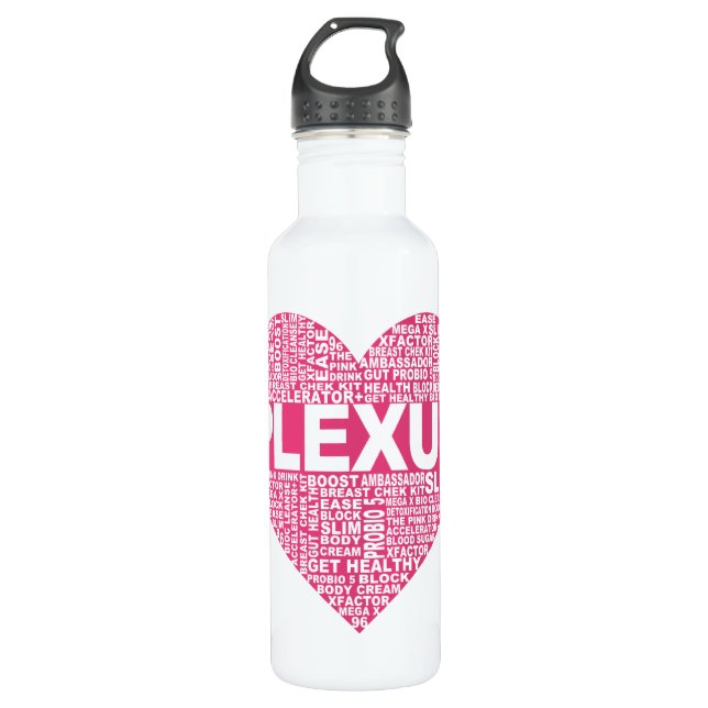 Plexus Heart Water Bottle (Front)