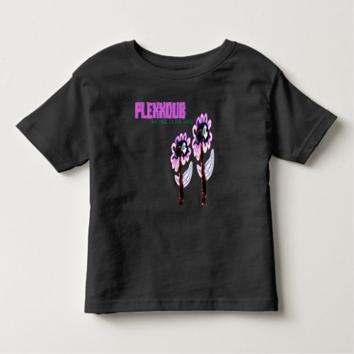 PLEXXDUB Start Where You Were Panted Flower Baby T Toddler T_shirt