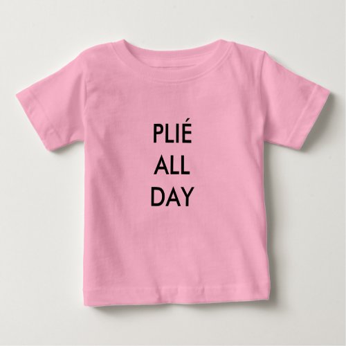 Pli All Day Pink Baby Bodysuit