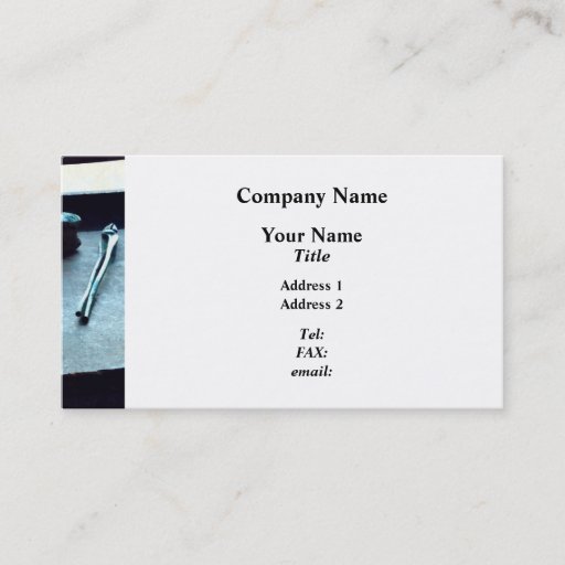 Customizable Pliers and Mallet Business Card Template