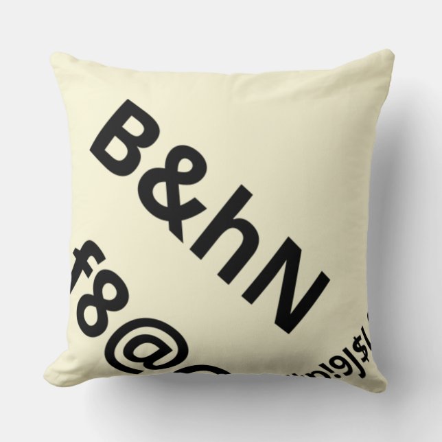Plilows for throw pillow (Front)