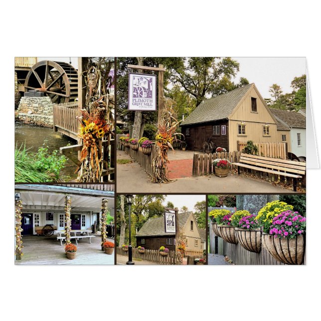 Plimoth Grist Mill - October 2015 Cards (Front Horizontal)