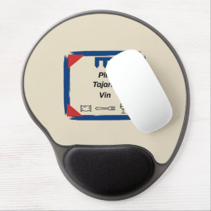 Plin Tajarin Vin Piedmont Flag Badge Gel Mouse Pad