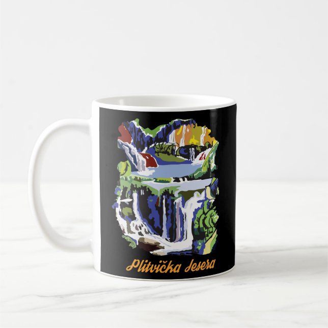 Plitvice Lakes Coffee Mug (Left)