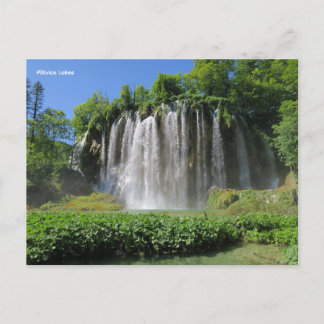 Plitvice Lakes Croatia Holiday Postcard