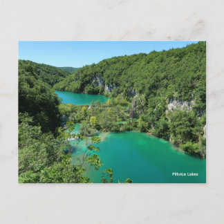 Plitvice Lakes Croatia Holiday Postcard