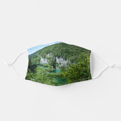 Plitvice Lakes Croatia Landscape Photography Adult Cloth Face Mask