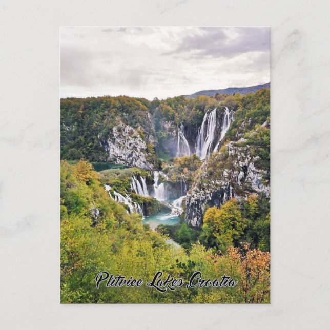 Plitvice Lakes, Croatia - National park Postcard (Front)