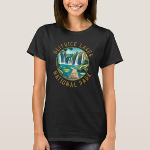 Plitvice Lakes National Park Croatia Distressed T-Shirt