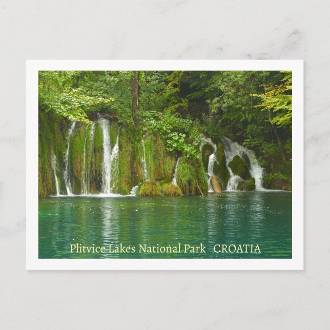Plitvice Lakes National Park, Croatia Postcard (Front)