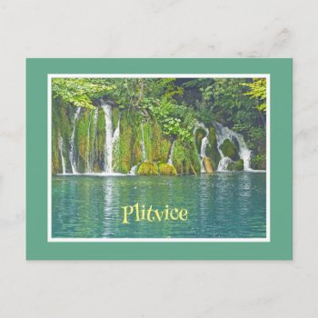 Plitvice Lakes National Park  Croatia Postcard by whatawonderfulworld at Zazzle