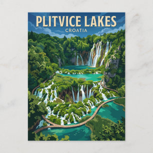 Plitvice Lakes National Park Croatia Postcard