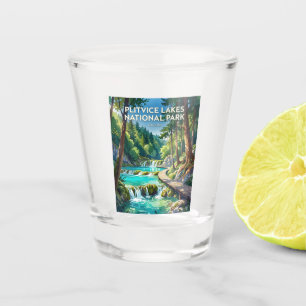 Plitvice Lakes National Park Croatia Shot Glass