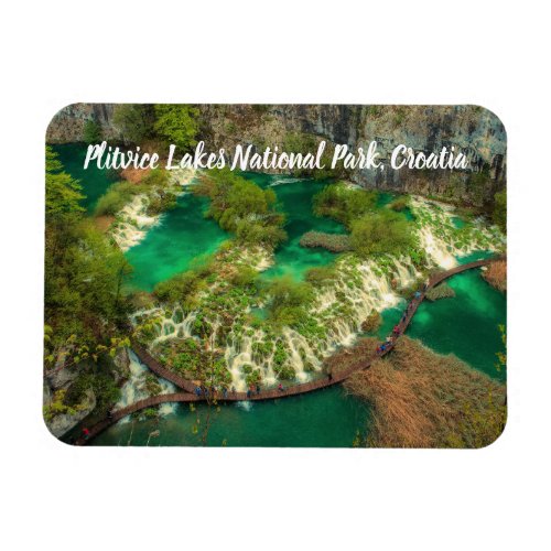 Plitvice Lakes National Park Croatia stylized Magnet