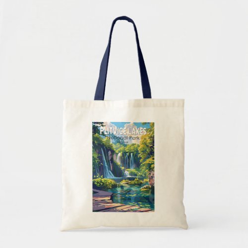 Plitvice Lakes National Park Croatia Travel Art Tote Bag