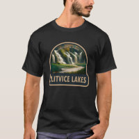 Plitvice Lakes National Park Croatia Watercolor T-Shirt
