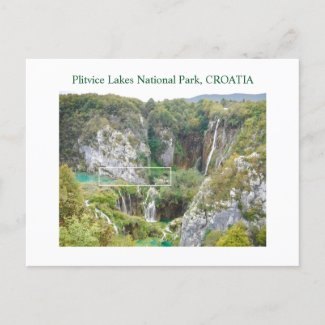 PLITVICE LAKES NATIONAL PARK, CROATIAPostcard