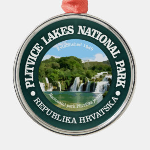 Plitvice Lakes NP Metal Ornament