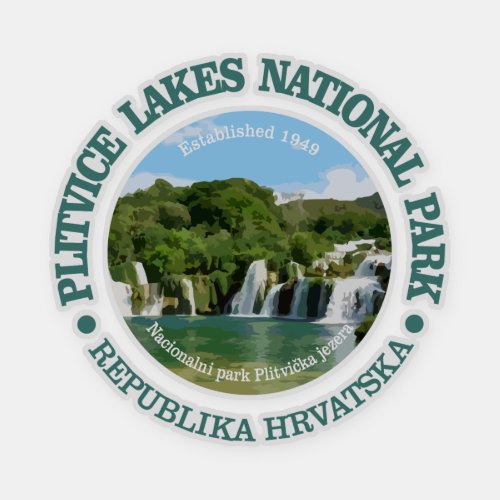 Plitvice Lakes NP Sticker