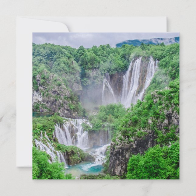 Plitvice lakes waterfall (Front)