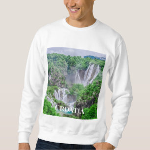 Plitvice lakes waterfall sweatshirt