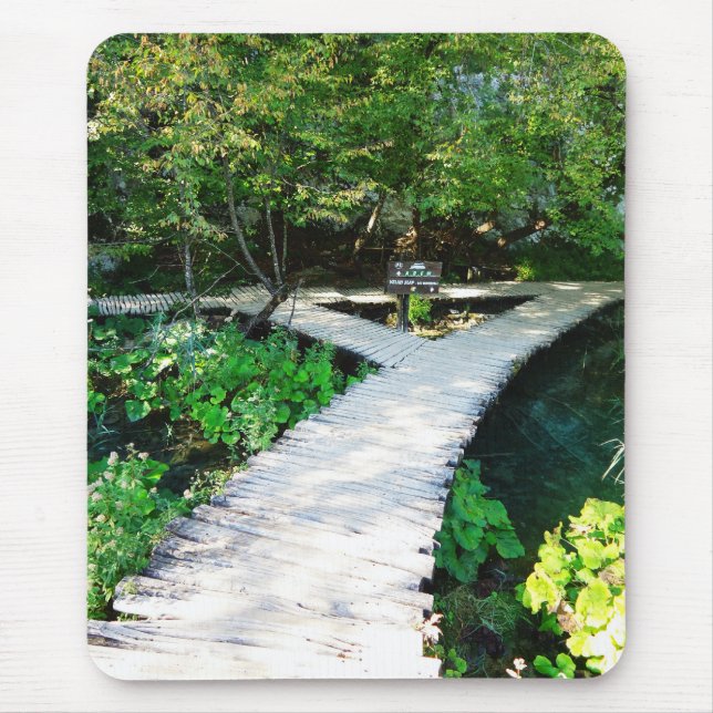 plitvice national park, croatia mouse pad (Front)