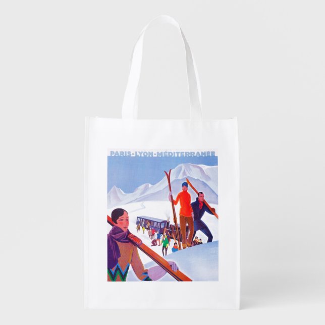 PLM Railway Promotional Poster Grocery Bag (Front)