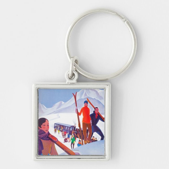 PLM Railway Promotional Poster Keychain (Front)