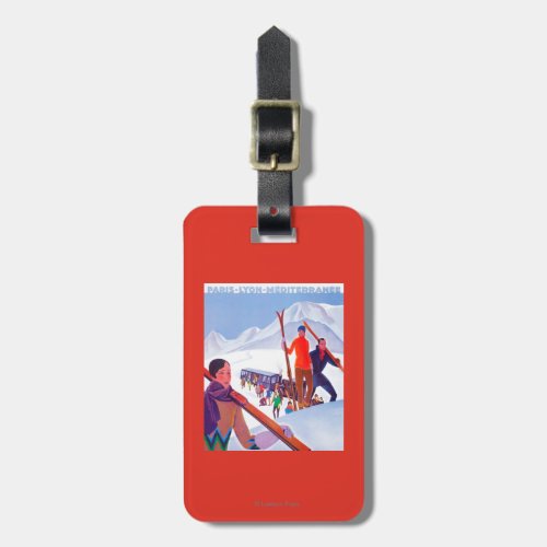 PLM Railway Promotional Poster Luggage Tag