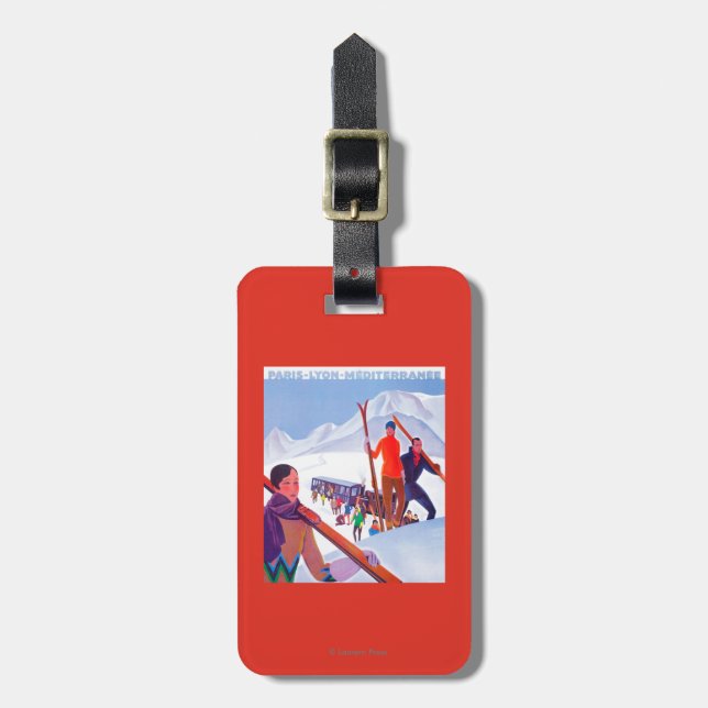 PLM Railway Promotional Poster Luggage Tag (Front Vertical)