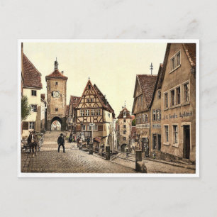 Ploenlein, Rothenburg (i.e. ob der Tauber), Bavari Postcard