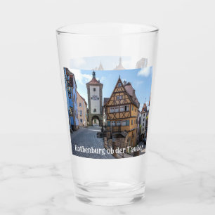 Plönlein in Rothenburg ob der Tauber, Germany Glass
