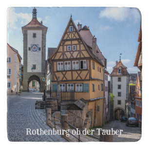 Plönlein in Rothenburg ob der Tauber, Germany Trivet